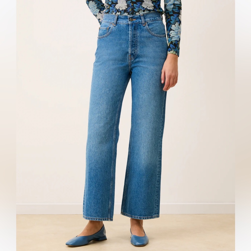 Rouje Paris Concorde High Rise Jeans Straight Flare